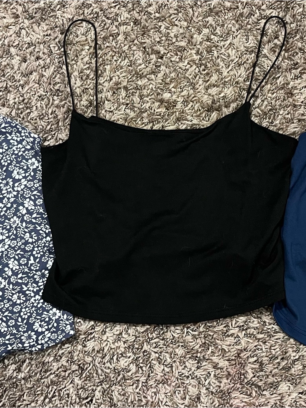 Spaghetti strap crop top tank top bundle
